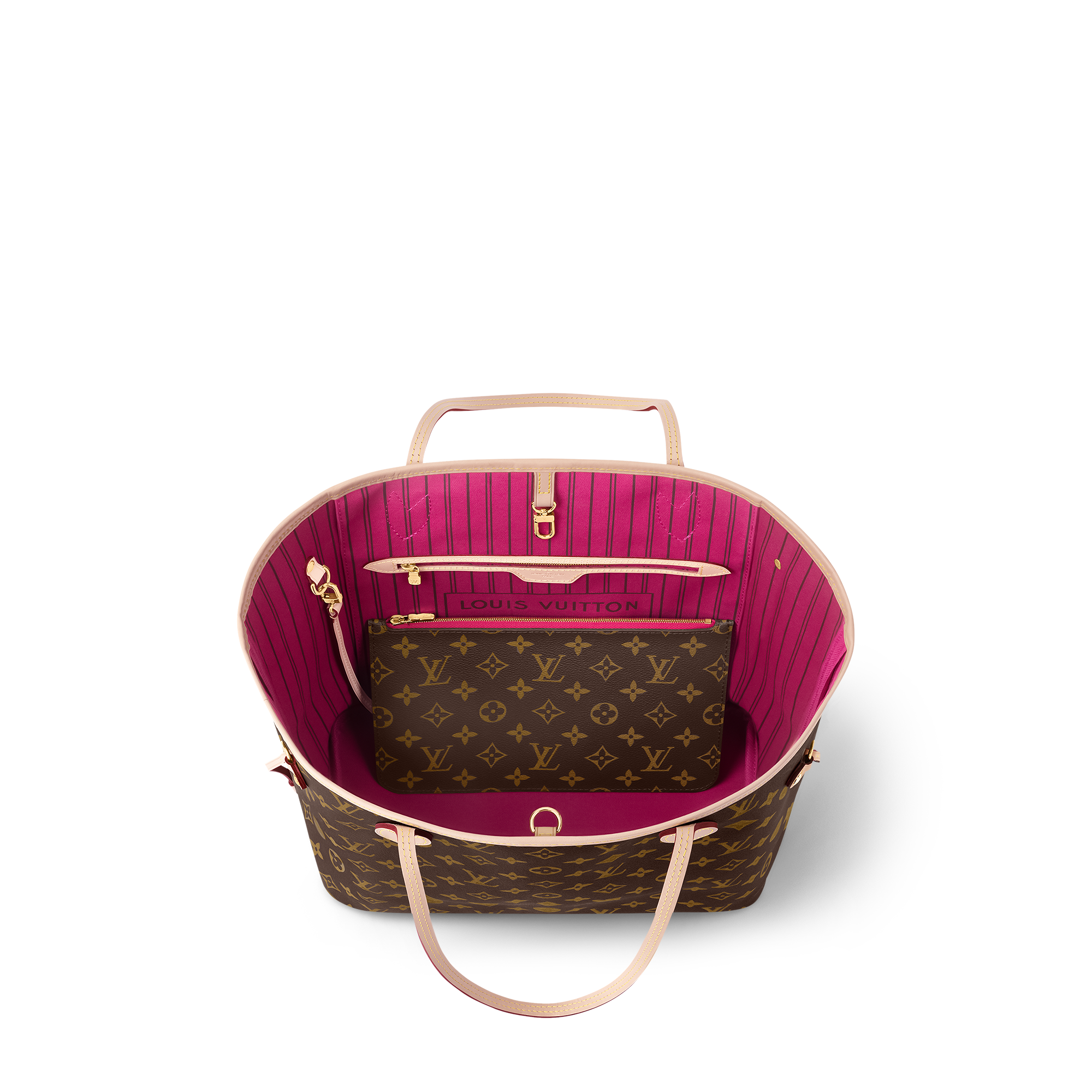 Louis vuitton tote bag pink sales lining